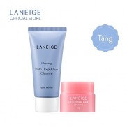 [HB GIFT] Combo sữa rửa mặt làm sạch sâu Laneige 30ml & Mặt nạ ngủ cho môi Laneige Lip Sleeping Mask 3g